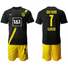 Fußballtrikots Borussia Dortmund Jadon Sancho 7 Kinder 2020-2021 Kurzarm Auswärts-trikot kaufen